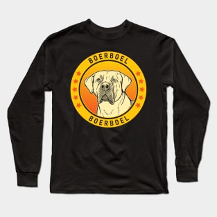 Boerboel Dog Portrait Long Sleeve T-Shirt